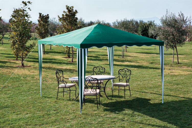 GAZEBO IN POLIESTERE MT.3X3 VERDE