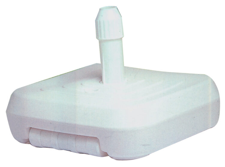 BASE OMBREL.PVC CM.60X60 TUBO D.32-50 COL.ASS