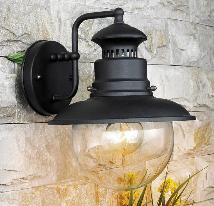 LANTERNA "MARINA" W.60 C/BRACCIO NERA