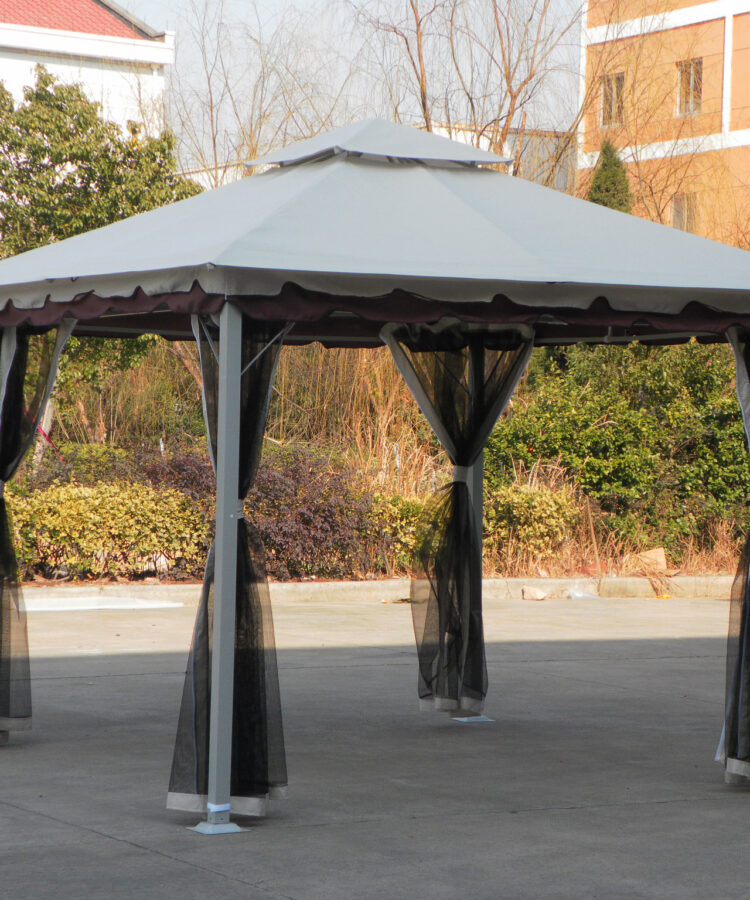 GAZEBO IN ACCIAIO "SMERALDA" MT.3X3