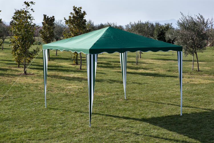 GAZEBO IN POLIESTERE MT.2X2 VERDE
