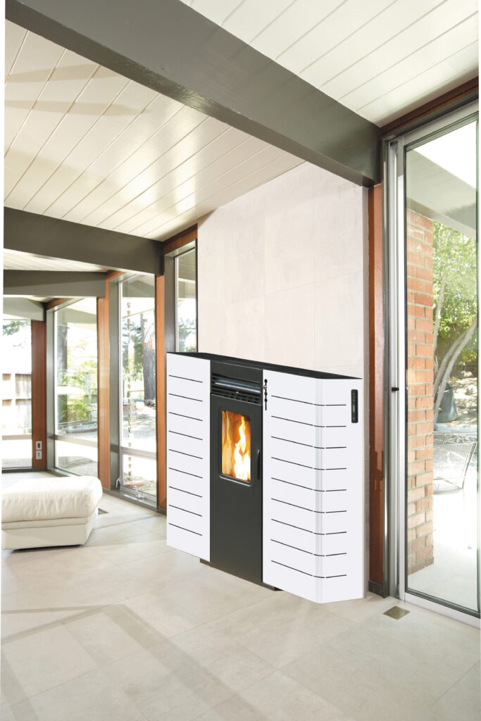 STUFA PELLET KING 'SLIM 10' CANAL.KW10 B.CA