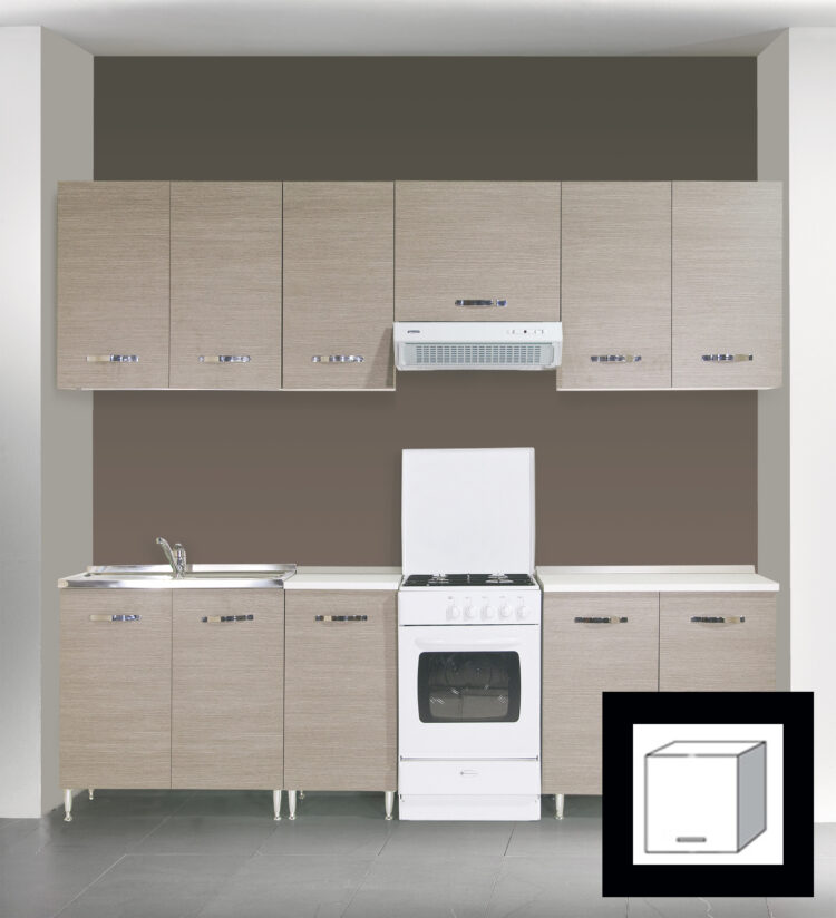 KIT CUCINA P.SOPRACAPPA 1A CM.60X30X49H OLMO