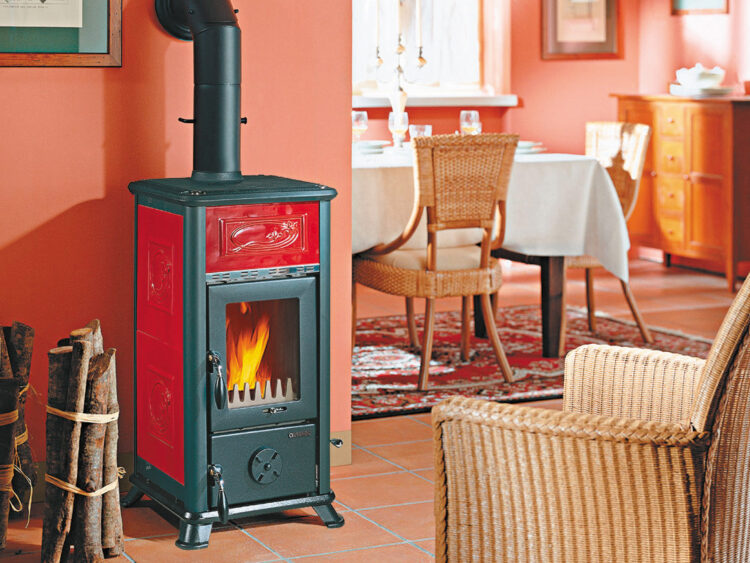 STUFA DORELLA CERAMICA L8 X LIBERTY BORDEAUX