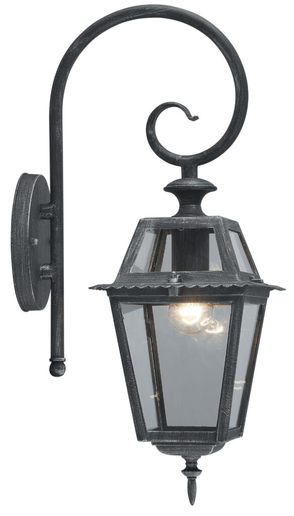 LANTERNA "MILANO" W.60 C/BRACCIO GRIGIO GHISA