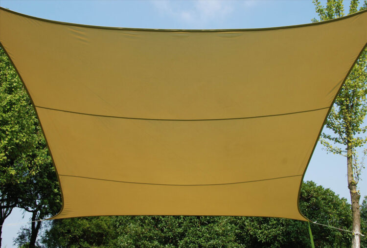 TELO OMBR. HDPE "VELA" MT.5X5 BEIGE