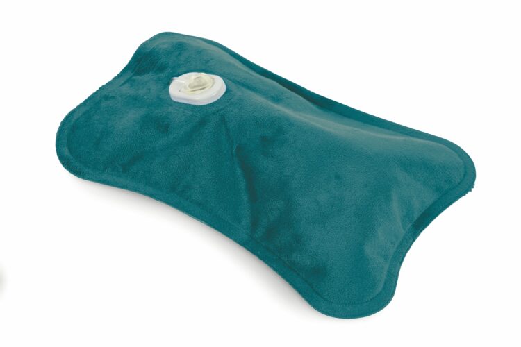 BORSA CALDA RICARICABILE VELLUTO BLEU