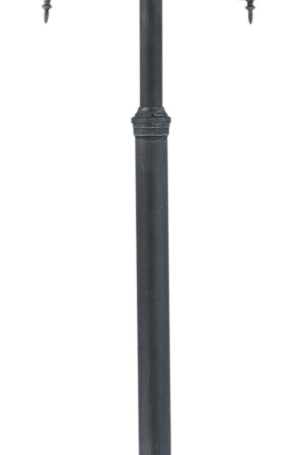 LAMPIONE A 2 BRACCI "MILANO" GRIGIO GHISA