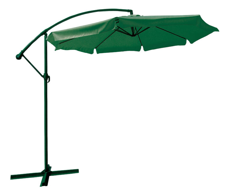 OMBRELLONE ACCIAIO DECENT."FLYN" CM.300 VERDE