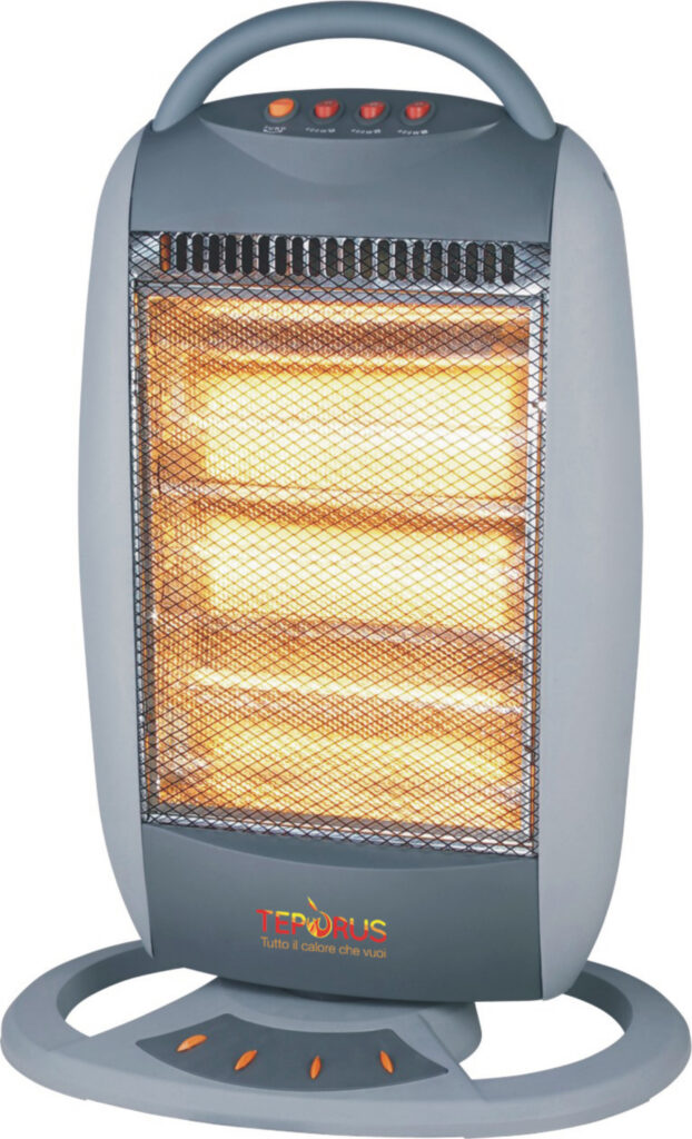 STUFA ELETTRICA ALOGENA "NEW SLIM" W.1200 NSB-L120F-1