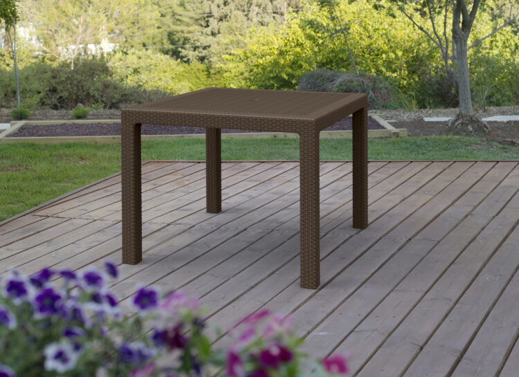 KETER TAVOLO "MELODY 94" CM.94X94X74H BROWN