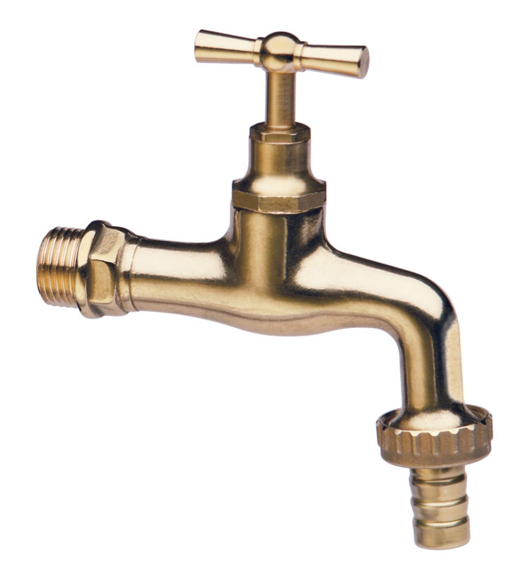 RUBINETTO OTT.LUCIDO 1/2" CON PORTAGOMMA