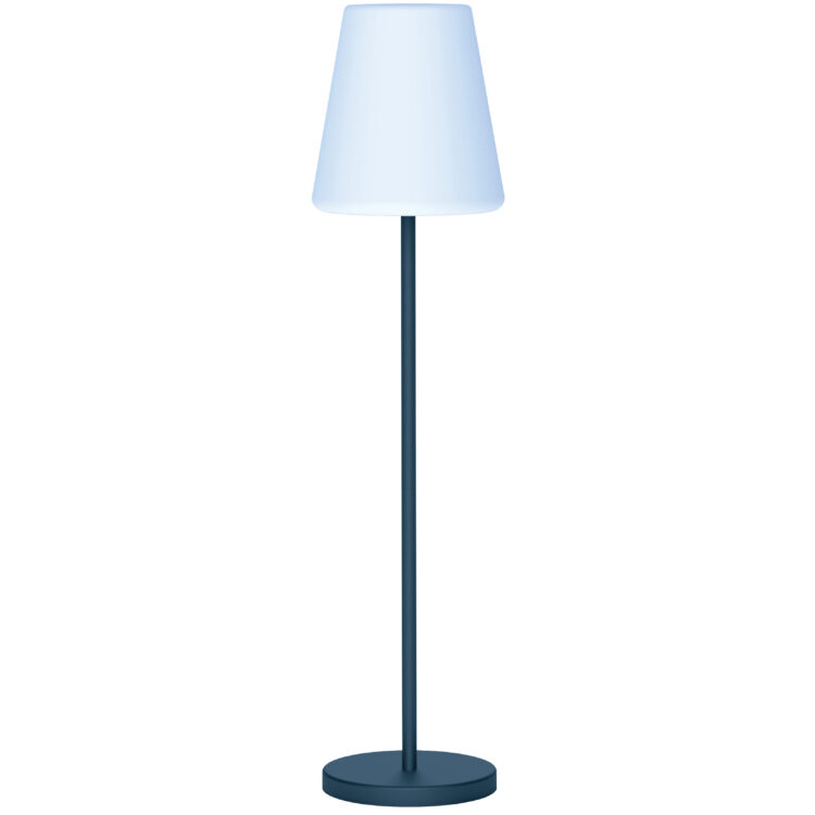 PIANTANA SOLARE LED MOD.LOLA SLIM 120 ANTRACITE C/TEL.