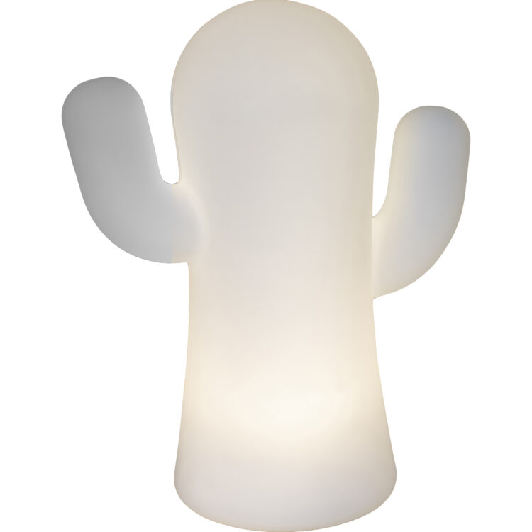 LAMPADA DA TAVOLO MOD.PANCHITO BIANCO BATT. RIC