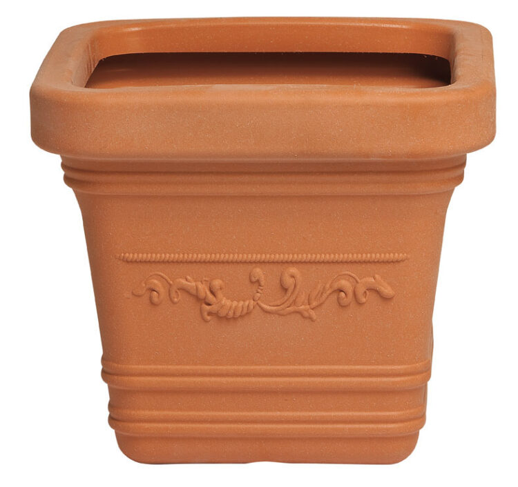 VASO PLASTICA FESTONATO CM.40X40X35H PRESTIGE