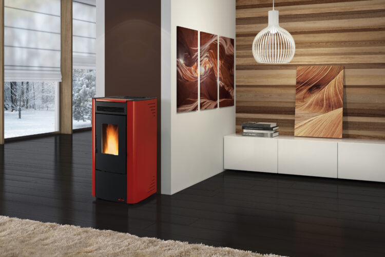 STUFA PELLET KW 7 KETTY BORDEAUX