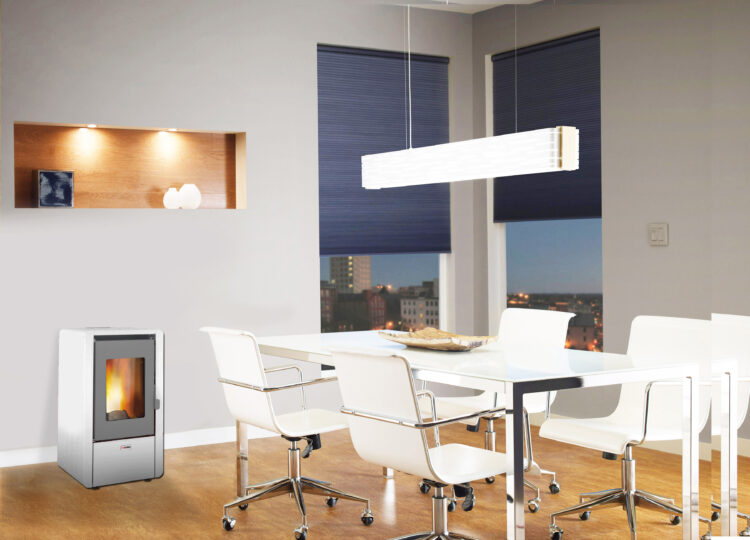 STUFA PELLET KW 5,8 KING 60 BIANCA