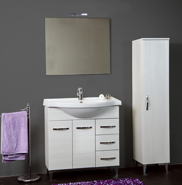 MOBILE BAGNO 'CLAUDIA' CM.85 B.CO PORTUNA