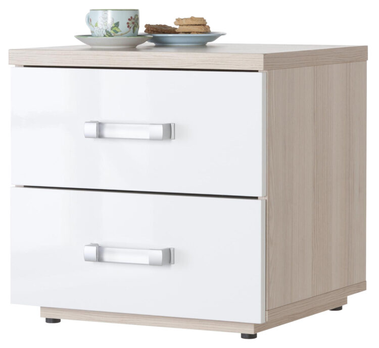KIT COMODINO 2C CM 45X40X43,5H FRASS/B.LACC