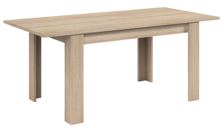 KIT TAVOLO KENDRA CM.90X140/190X78H ROVERE CANADIAN