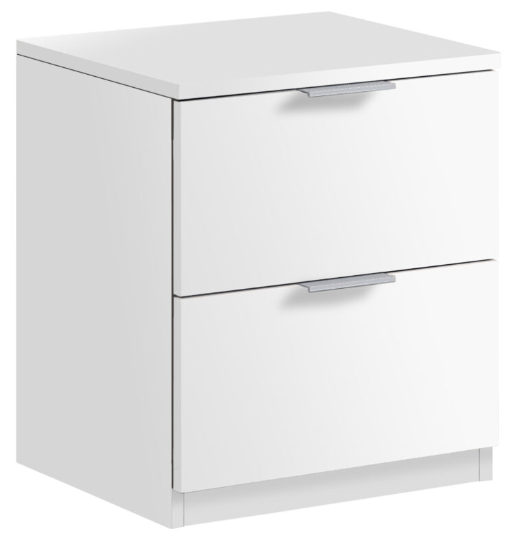 KIT COMODINO 2C CM.46X38X34 BIANCO