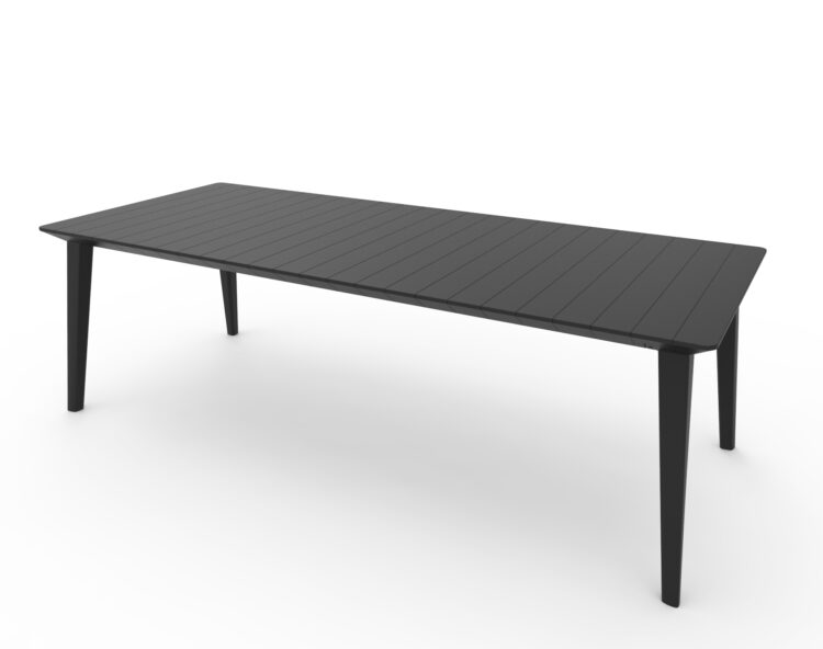 ALLIBERT TAVOLO 'LIMA' EST.160/240 GRAPHITE