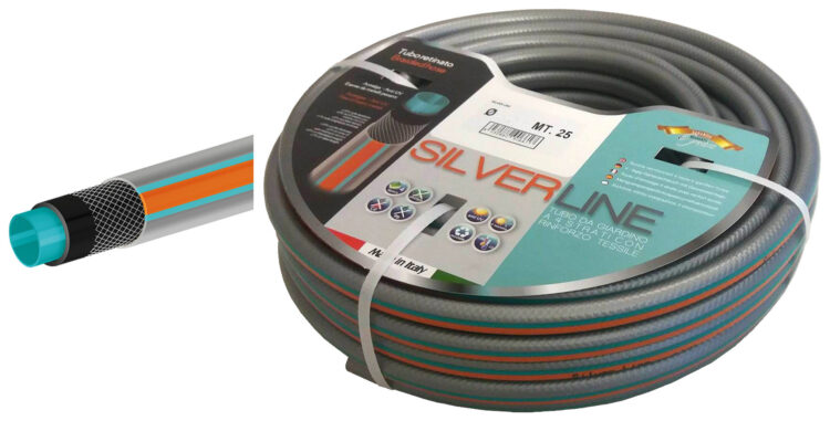 TUBO RETINATO 'SILVERLINE' 5/8X25 MT.