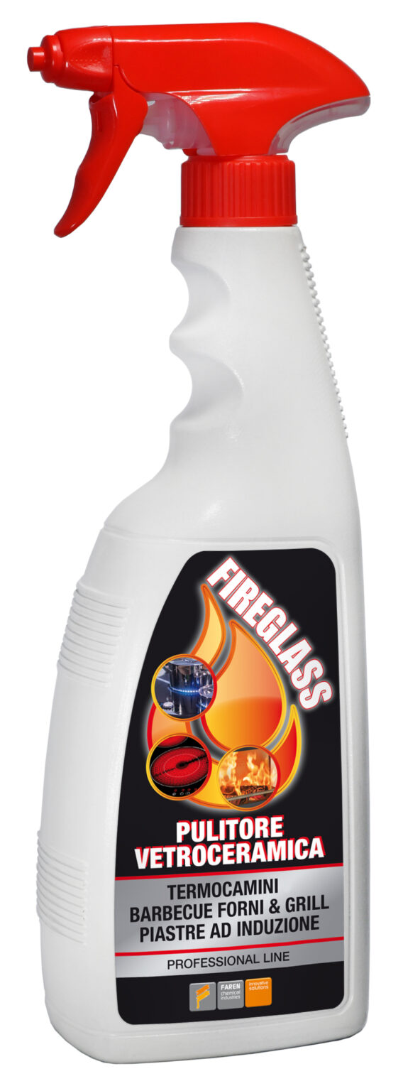 PULITORE X VETRI STUFE"FIREGLASS"ML.750