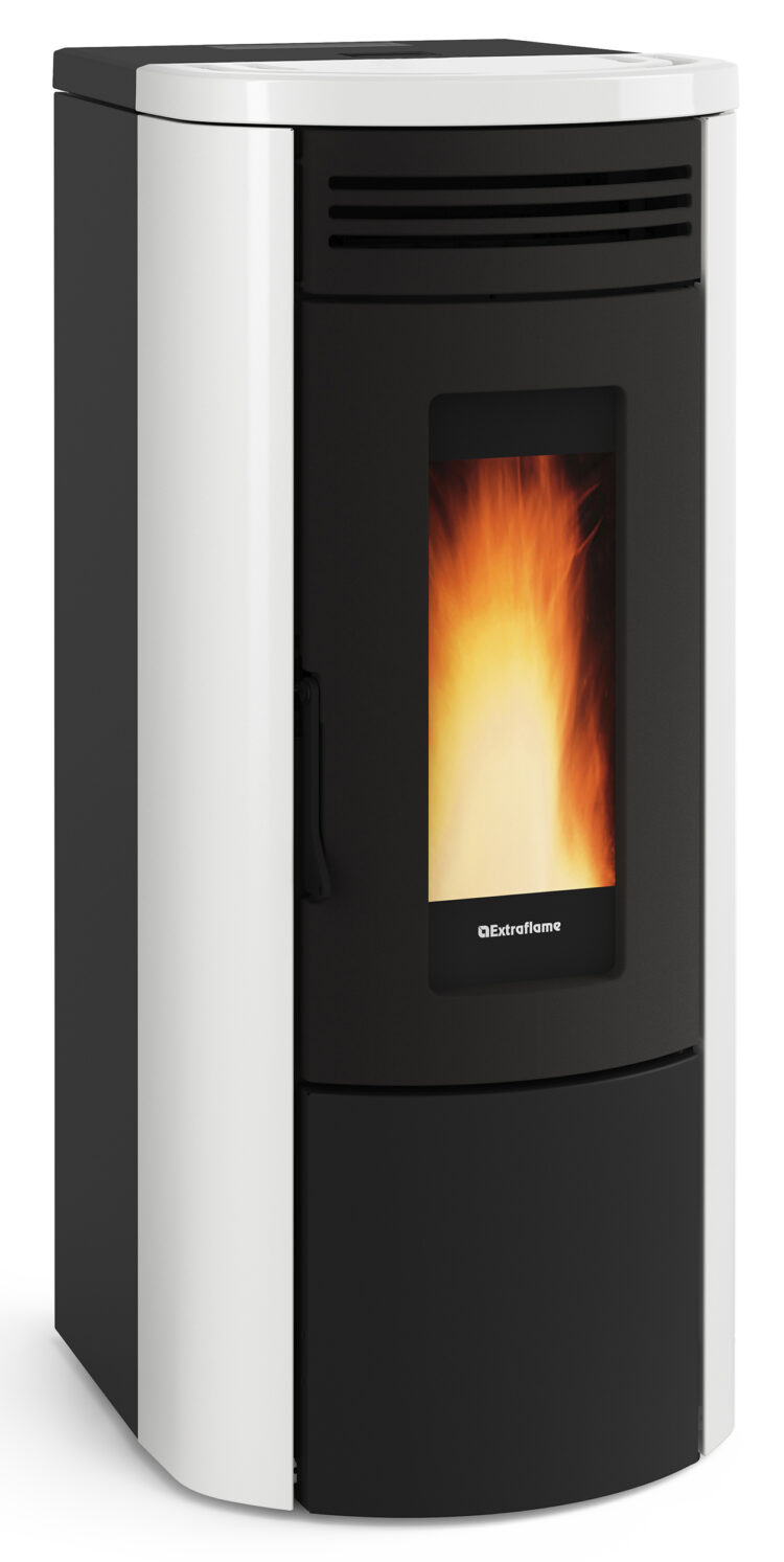 STUFA PELLET KW 18,7 COSTANZA IDRO BIANCA