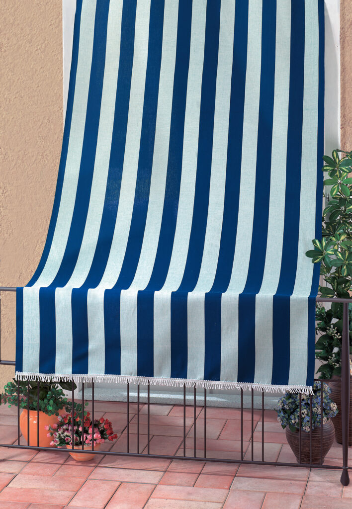 TENDA DA SOLE MOD. RIO CM.140X250 BIANCO/BLU