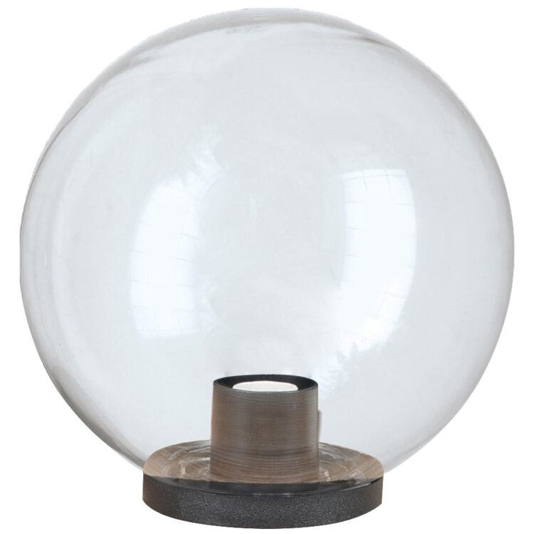 SFERA PER LAMPIONE CM.25 E27 TRASPARENTE