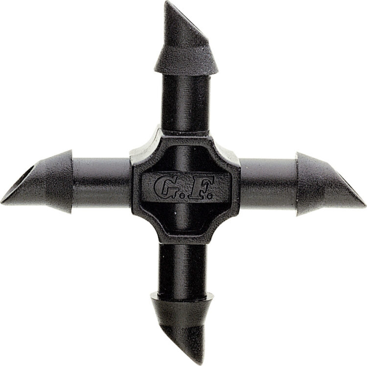 RAINFALL RACCORDO A CROCE X TUBI 4X6 BL.10 PZ