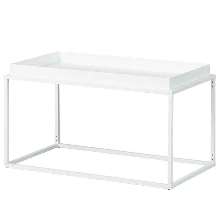 KIT TAVOLO METALLO 80X45X45 BIANCO