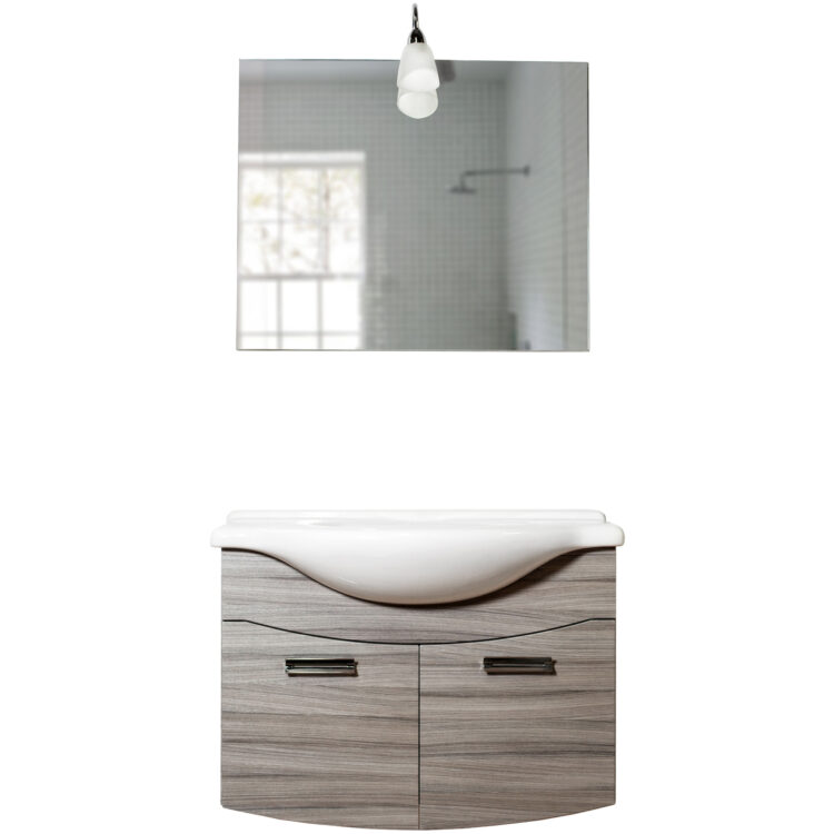 MOBILE BAGNO SOSPESO "IRIS" CM.85 PALISSANDRO
