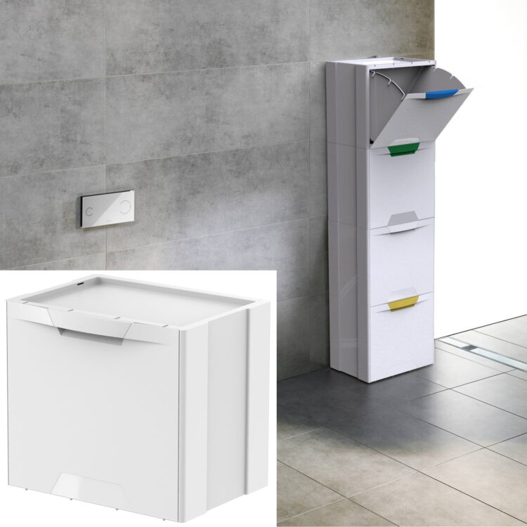 PATTUMIERA MELICONI ECOCUBES LT.22 BIANCO