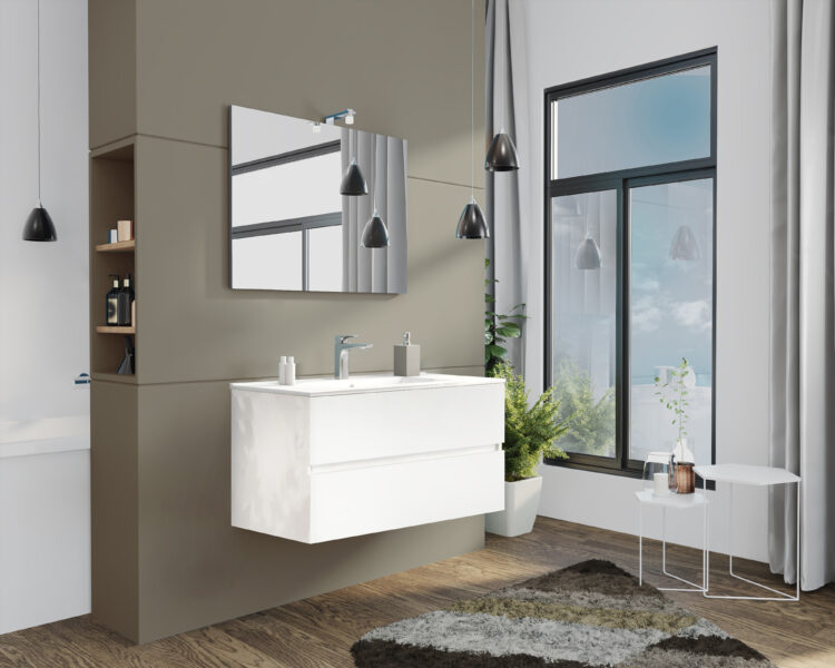 MOBILE BAGNO "NEW SPLASH" CM.105 BIANCO