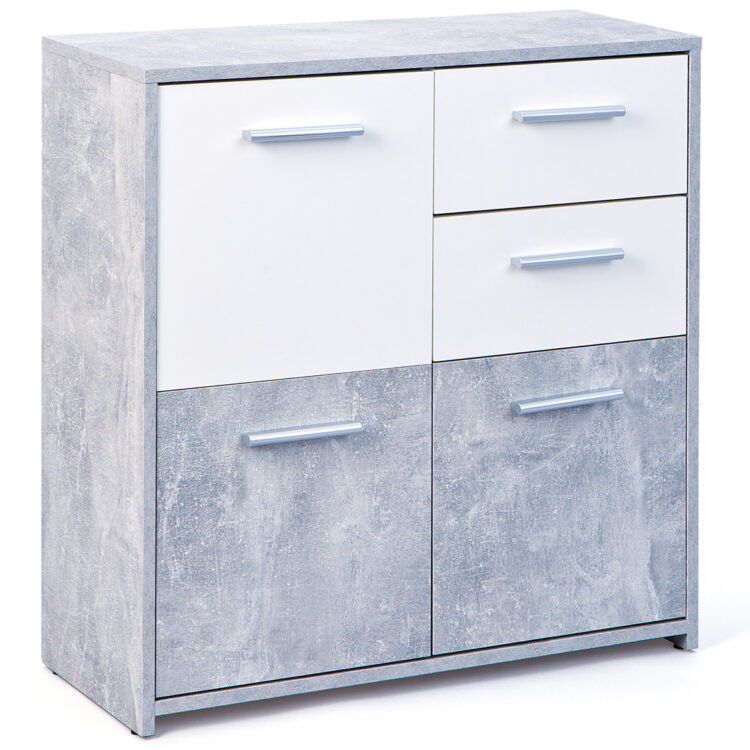 CREDENZA NICOLUS LAMINATO BIANCO 77X30X77