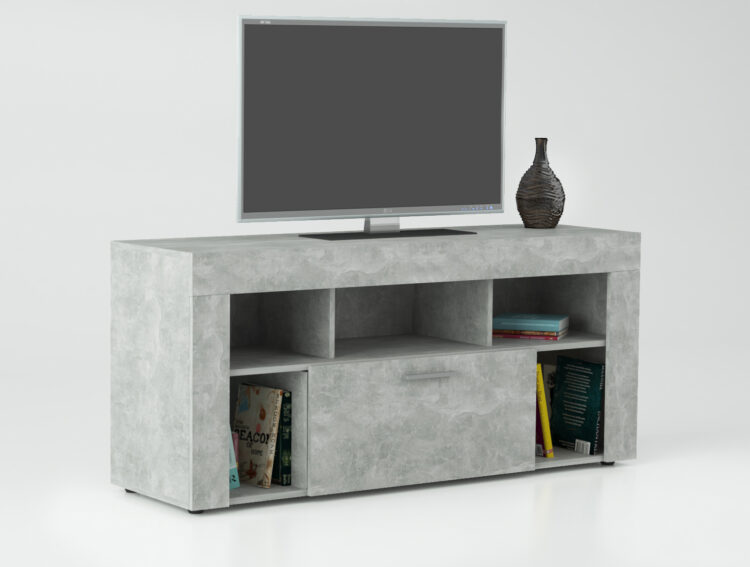 KIT PORTATV VISION 130X60X41,6 CEMENTO CH.4298