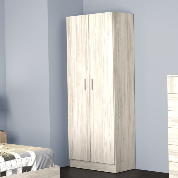 KIT ARMADIO 2A 77X190X50 BIANCO VEN.K083