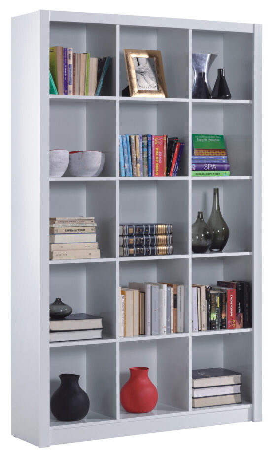 KIT LIBRERIA 'KUBE' CM.114X30X195H BIANCO L