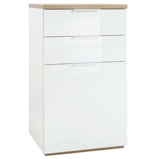 KIT MOBILE 2C+1A CM.60X50X102H BIANCO L./ROV.