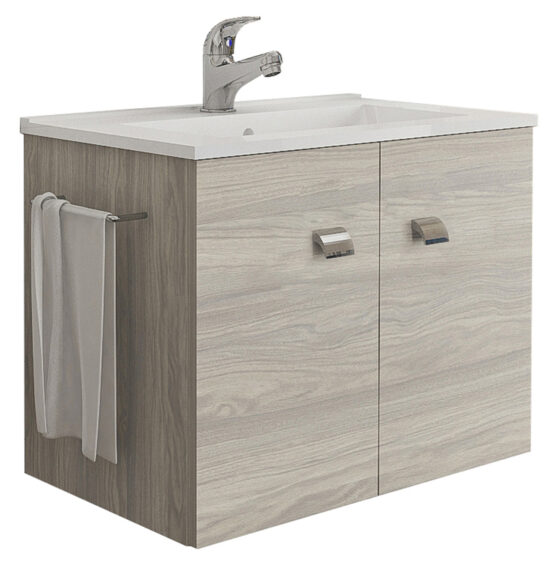 MOBILE BAGNO ERIKA S/SPECCHIO ROVERE GRIGIO