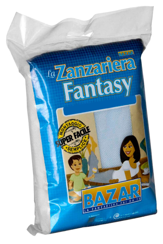 ZANZARIERA POLIEST. X BALCONE 2X75X250 BIANCA