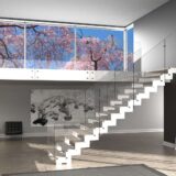 Scale  interne in legno e metallo