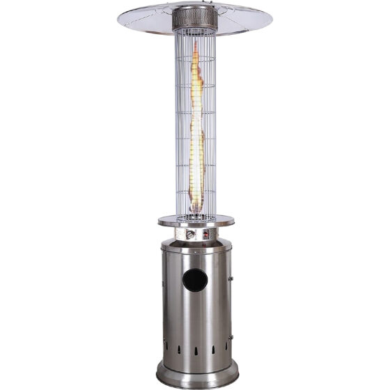 STUFA AEREA CILINDRICA MOD. KE2020/I INOX