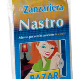 NASTRO ADESIVO PER ZANZARIERE IN POLIESTERE