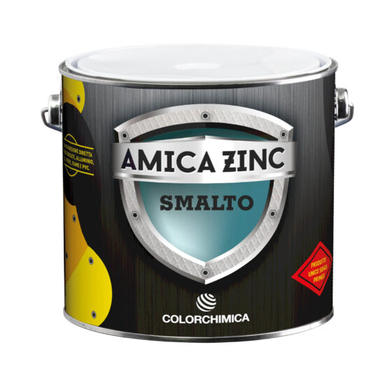 SMALTO PER SUPERFICI DIFFICILI AMICA ZINC BIANCO ML 750