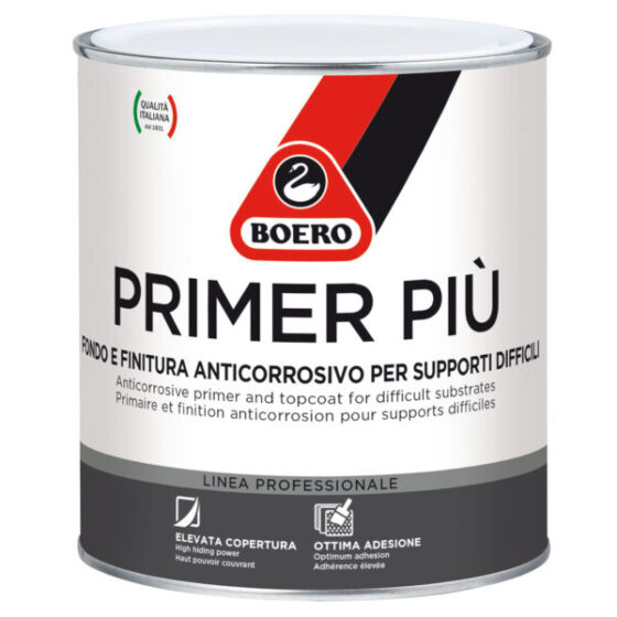 FONDO PRIMERPIU' SOLVENTE PER SUPERICI DIFFICILI BIANCO ML 750