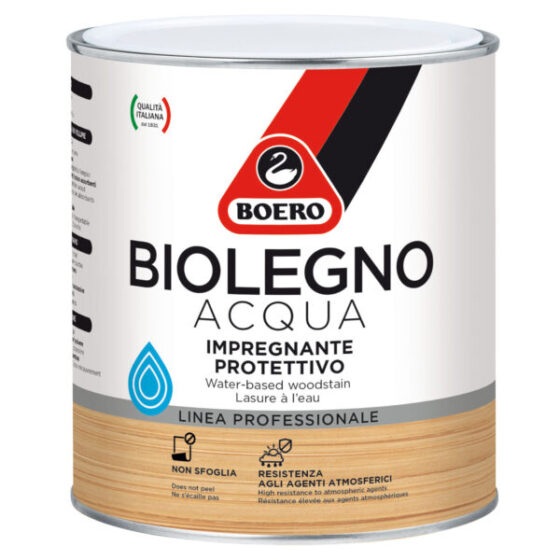 IMPREGNANTE ALL'ACQUA INCOLORE BIOLEGNO - IMPREGNANTE NEUTRO ML 750