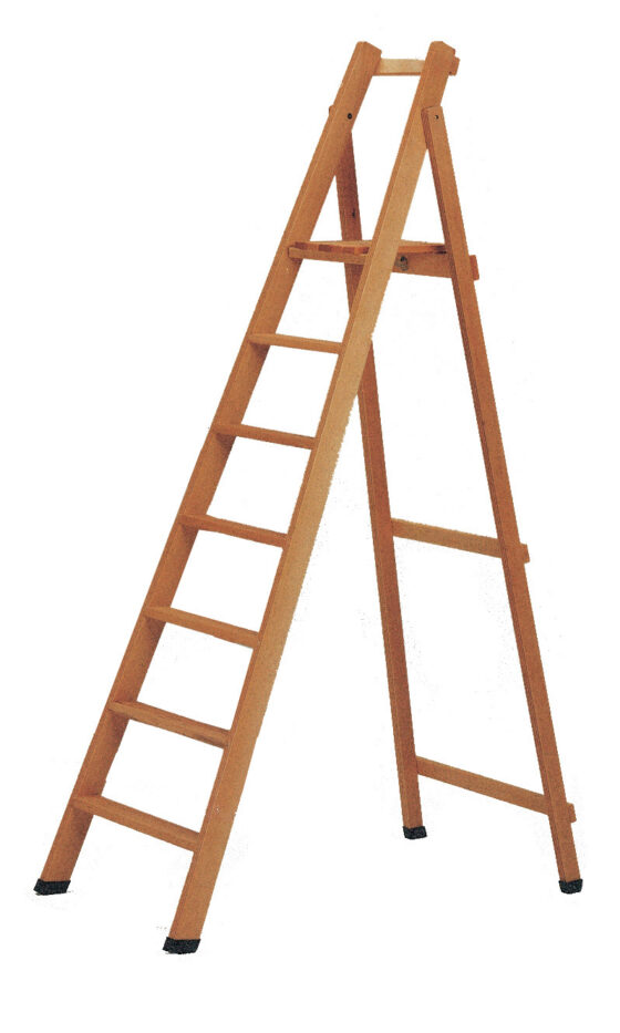 SCALOTTO IN LEGNO A  6 GRADINI